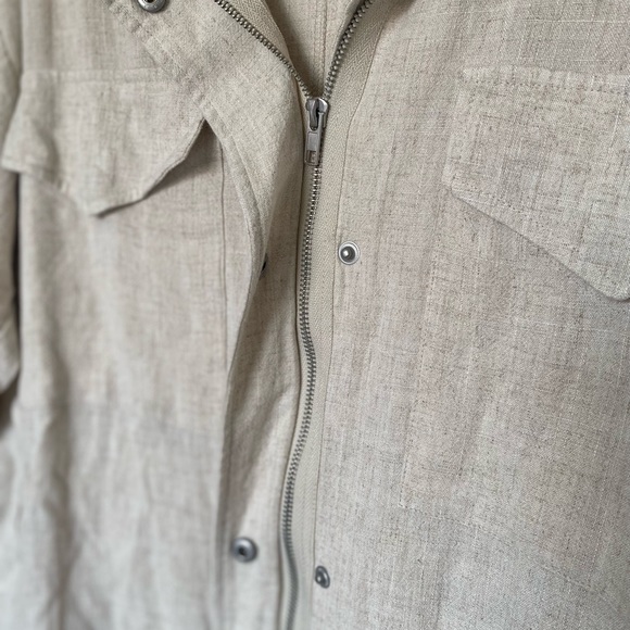 Be cool linen blend sporty jacket size S - Picture 6 of 8